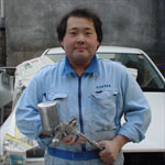 塗装職人 原崎